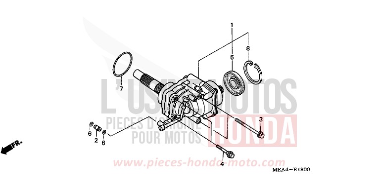 NOCKENWELLE/VENTIL von Forza 300 SEAL SILVER METALLIC (NHA14) von 2013